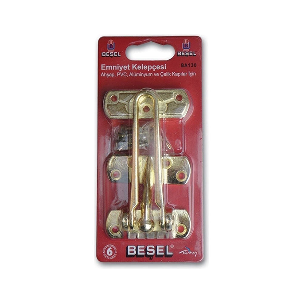 BEŞEL KAPI EMNİYET KELEPÇESİ SARI