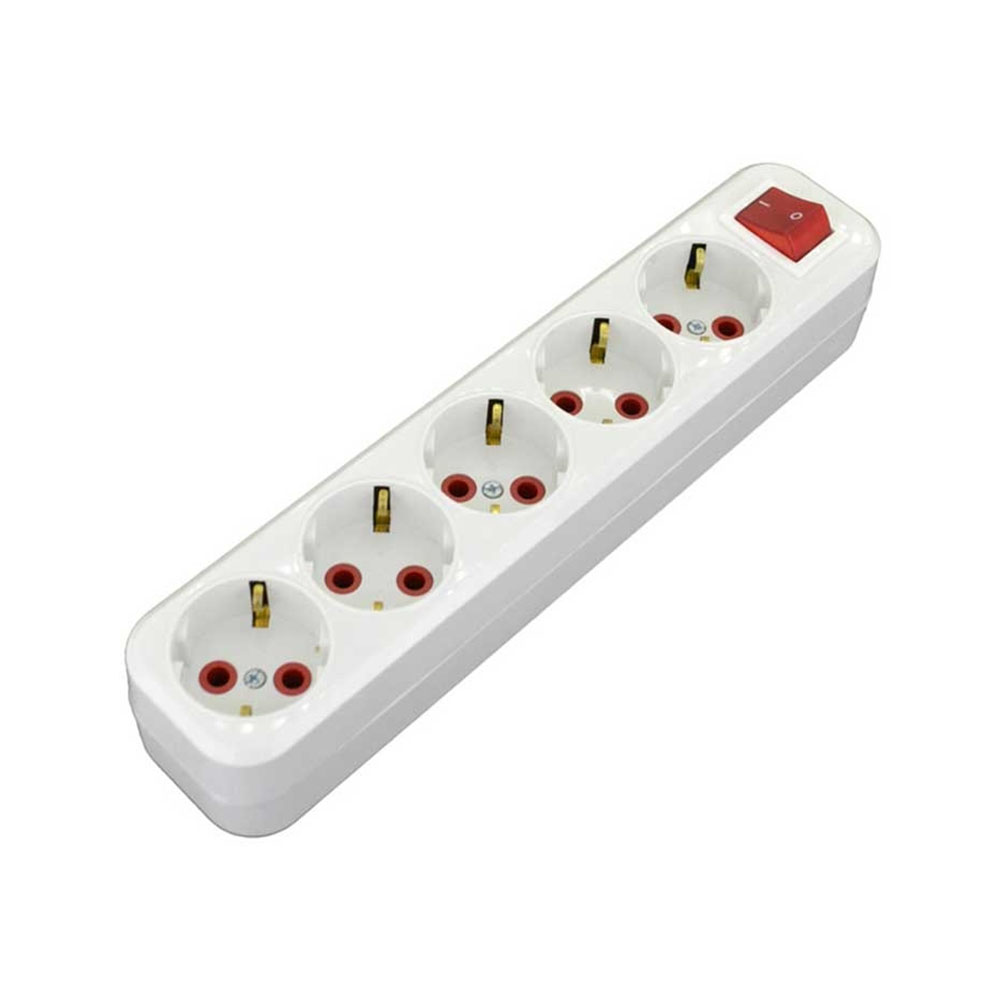 AYKA GOLD BEŞLİ KLEMENSLİ ANAHTARLI TOPRAKLI GRUP PRİZ