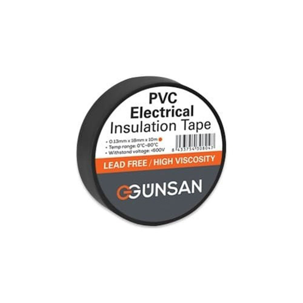 GÜNSAN ELEKTRİK İZOLE BANT SİYAH