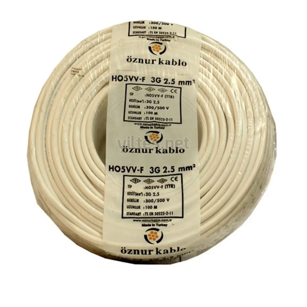 ÖZNÜR  3X2,5 ANTİKROM KABLO