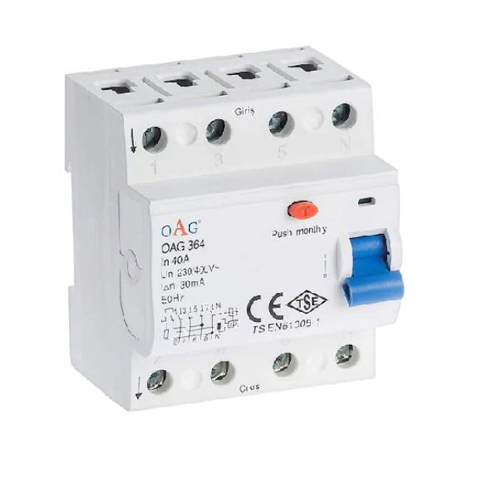 OAG KAÇAK AKIM ROLESİ 4X32A 300mA