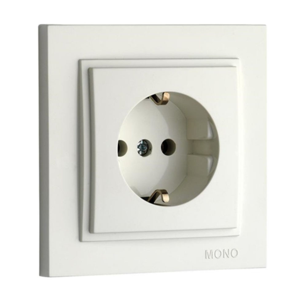 MONO SIVA ALTI TOPRAKLI PRİZ