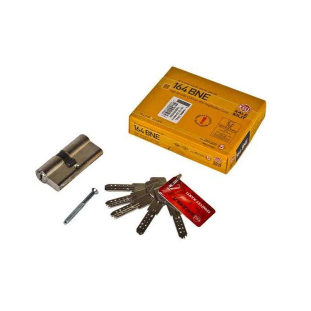 KALE 164 BNE EMNİYET KARTLI BİLYALI BAREL NİKEL 90MM