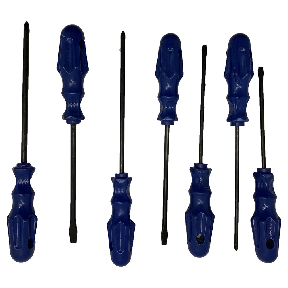 ASLAN 7'Lİ TORNAVİDA SETİ 3YILDIZ 4 DÜZ TORNAVİDA