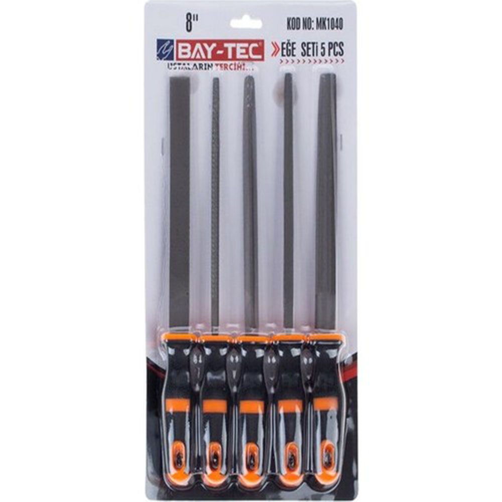 BAYTEC EĞE SETİ SAPLI 5 PARÇA 8" BÜYÜK MK1040