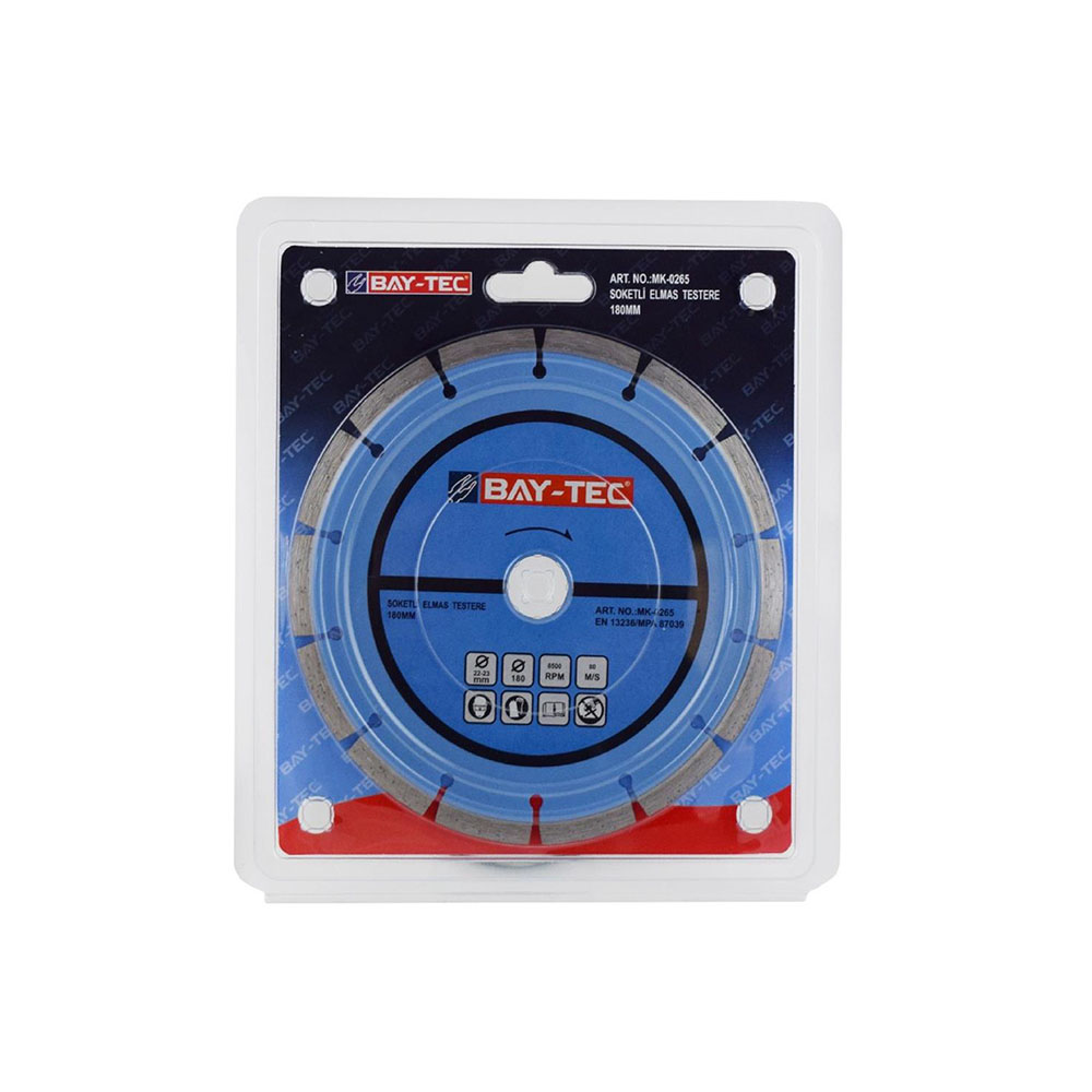 BAYTEC SOKETLİ ELMAS TESTERE 180X22