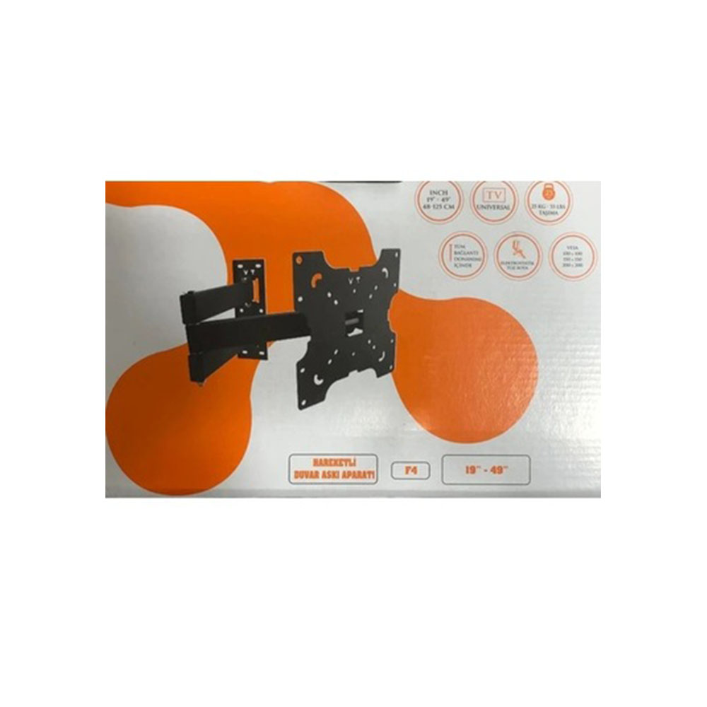 TECHNOZİ LCD PLAZMA HAREKETLİ DUVAR ASKI APARATI 19-49 İNÇ F4