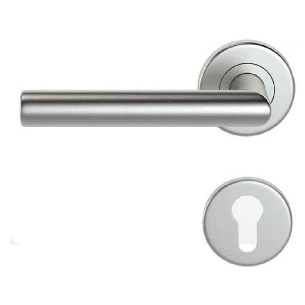 ÇELİK KAPI KOLU BABİL LÜX SOL ROZETLİ ALÜMİNYUM