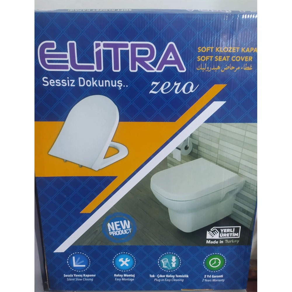 ELİTRA ZERO YAVAŞ KAPANIR KLOZET KAPAĞI EKO